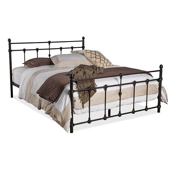 Baxton Studio Belinda Vintage Industrial Platform Bed