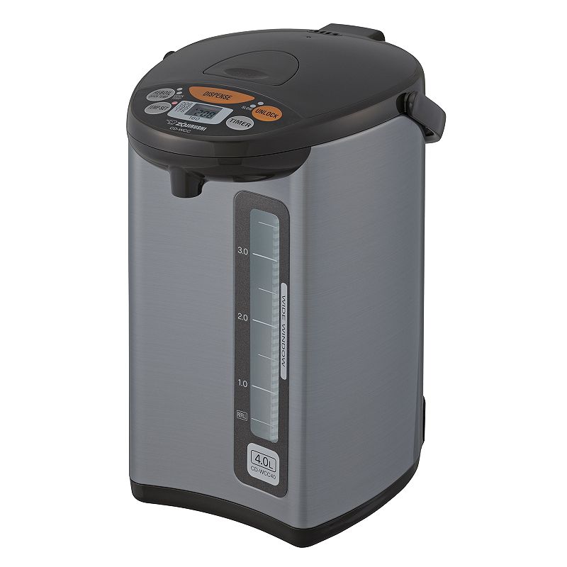 Zojirushi Micom Water Boiler & Warmer, 135 oz. / 4.0 Liters, Silver (B01LWMWU59)