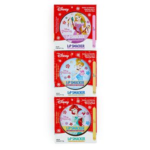 Disney's Ariel, Cinderella & Aurora Girls 4-16 Holiday Lip Balms Set by Lip Smacker