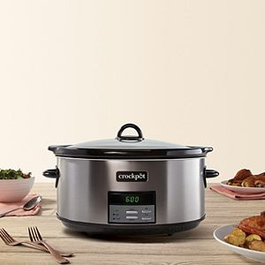 Crockpot™ 8-qt. Black Stainless Digital Slow Cooker - 2