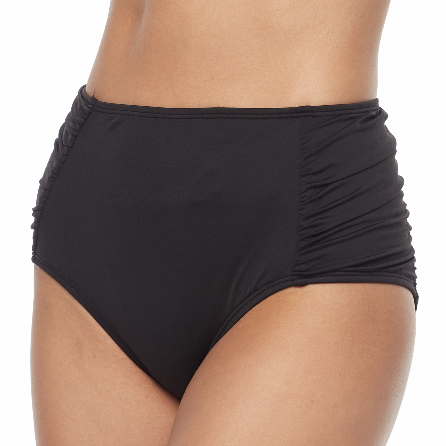 high rise boy short swim bottoms