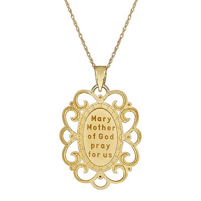 Virgin mary necklace kohls top