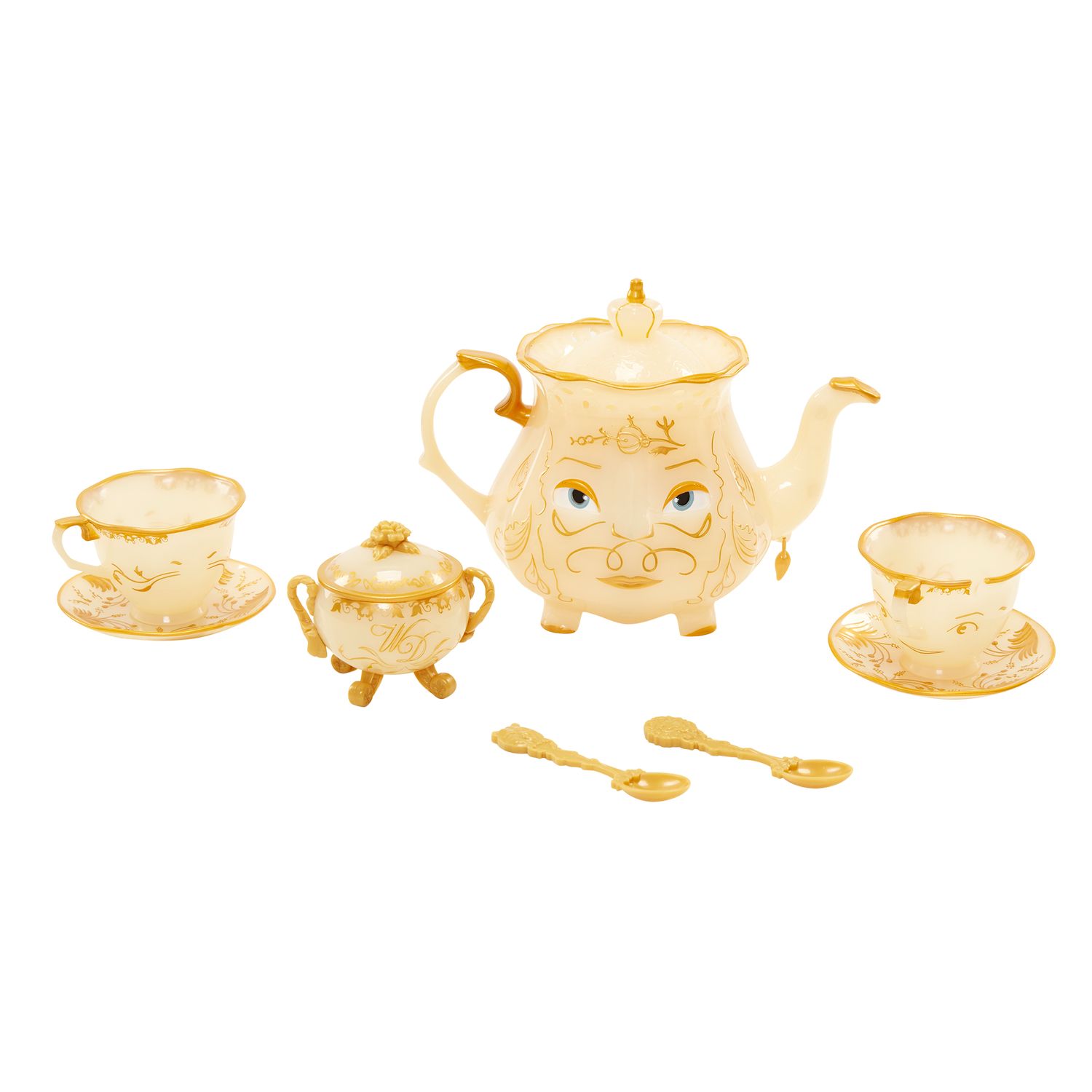 beauty and beast tea set