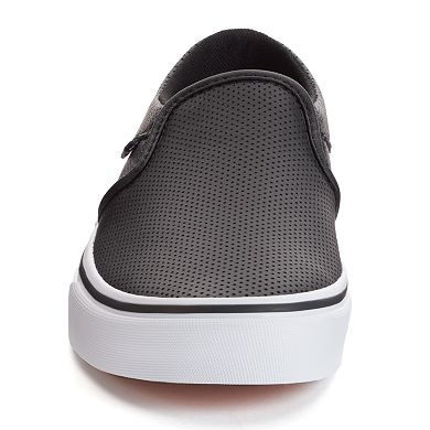 Vans Asher Women's Perforated Slip-On Skate Shoes
