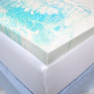 SensorPEDIC 2-inch Gel Swirl Mattress Topper