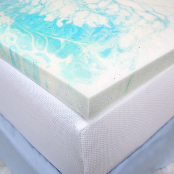 SensorPEDIC 2inch Gel Swirl Mattress Topper