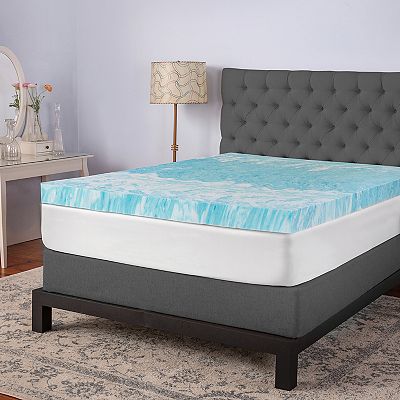 SensorPEDIC 4 inch Gel Swirl Mattress Topper