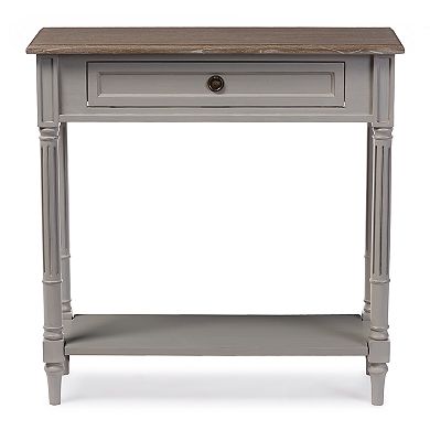 Baxton Studio Farmhouse Shabby Chic Console Table