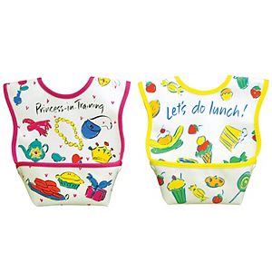 Dexbaby 2-pk. Princess Catch-All Waterproof Small Dura-Bib Set
