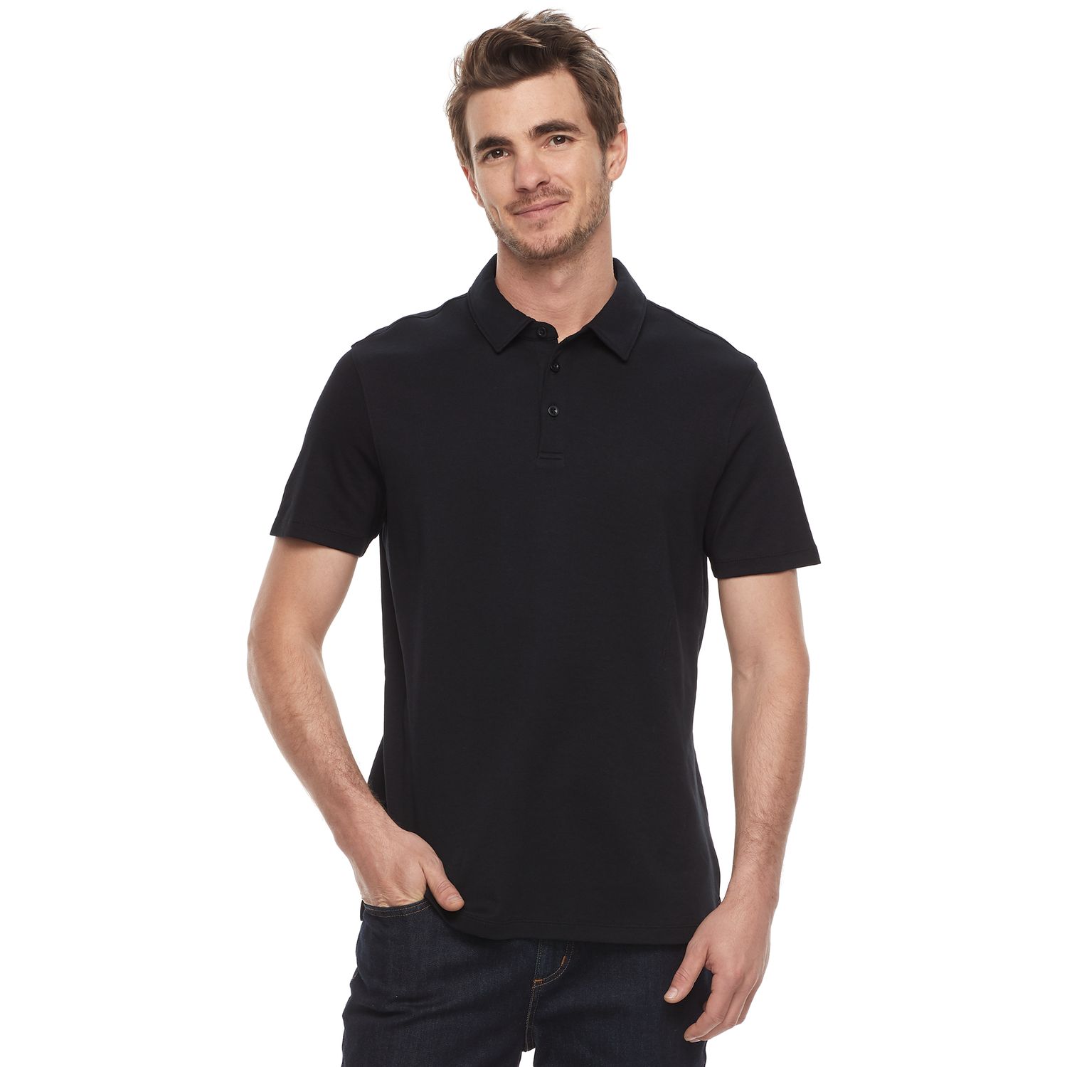 men's soft touch polo shirts