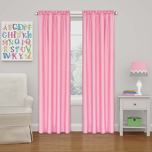 Eclipse Kids Polka Dots LightFiltering Window Curtain