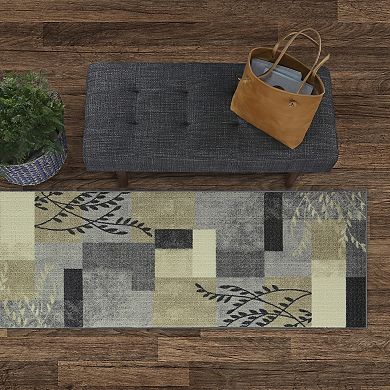 Maples Highland Textured Print Multicolor Area and Throw Rugs