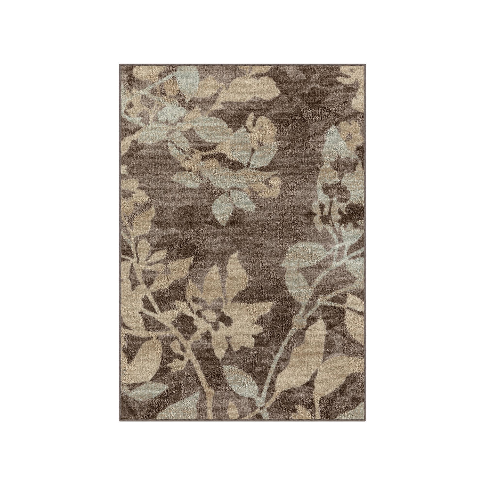 Maples Highland Textured Patchwork Print Area Rugs & Washable Throw Rugs, B