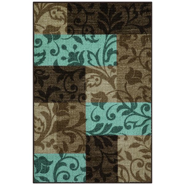 Maples Highland Textured Print, Washable Accent Rugs