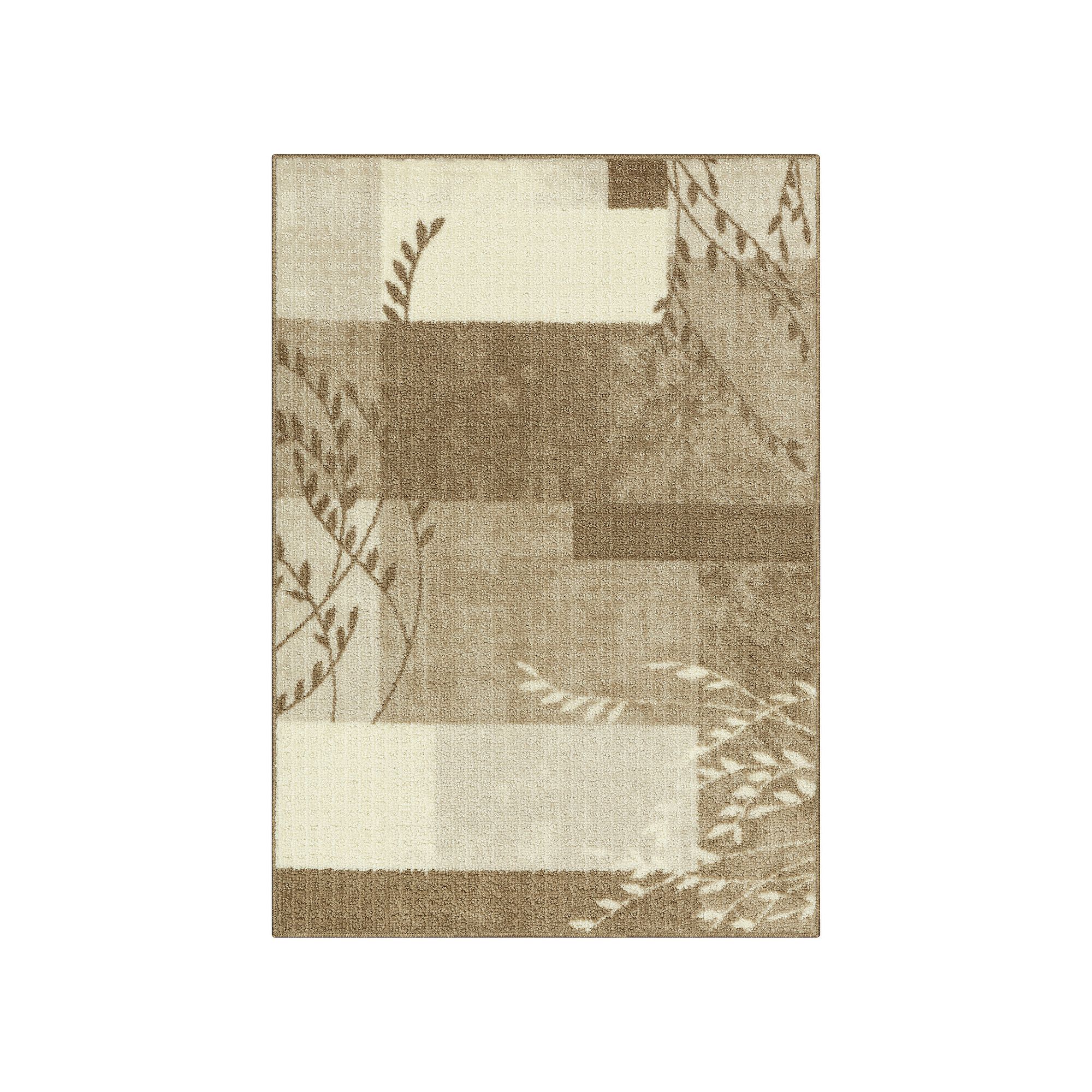 Maples Highland Textured Patchwork Print Area Rugs & Washable Throw Rugs, N