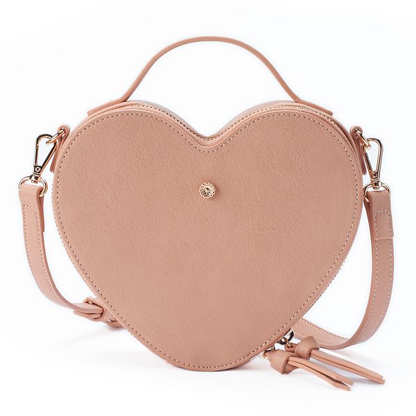LC Lauren Conrad, Bags, Lauren Conrad Heart Straw Handbag