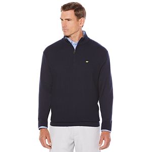 Men's Jack Nicklaus Regular-Fit Mini-Grid Textured Quarter-Zip Golf Pullover