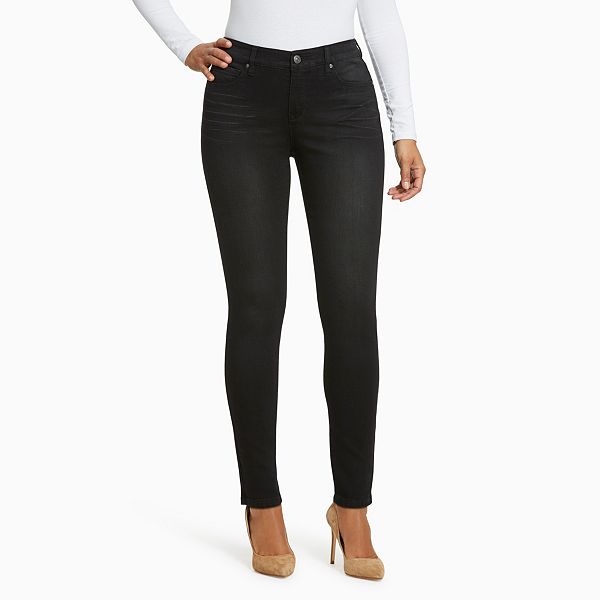 Black *NWT* Littleton Gloria Vanderbilt Women's Comfort Curvy Skinny Jeans 