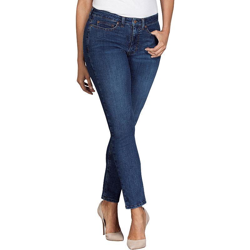 UPC 889440239139 product image for Women's Dickies Perfect Shape Skinny Jeans, Size: 10 Regular, Red Overfl | upcitemdb.com