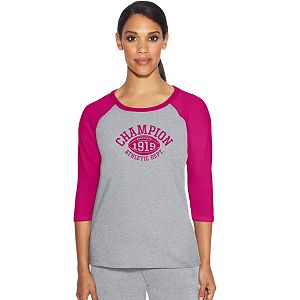 Women's Champion Football Graphic Raglan Tee