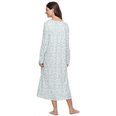 Women's Croft & Barrow® Pajamas: Pintuck Long Sleeve Nightgown