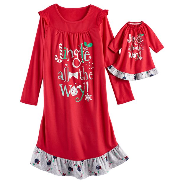 Christmas nightgowns for online toddlers