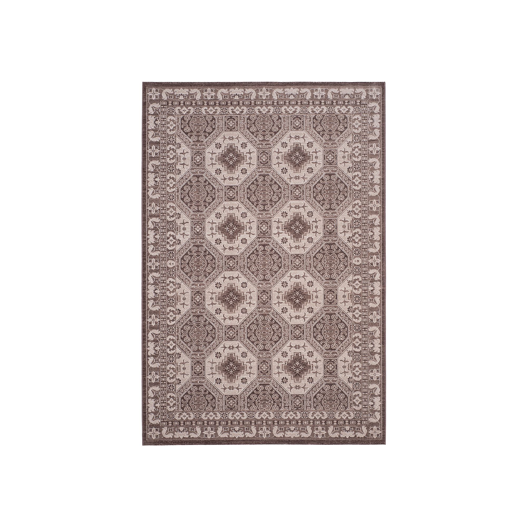 Safavieh Artisan Olivia Framed Floral Rug, Brown Ivory