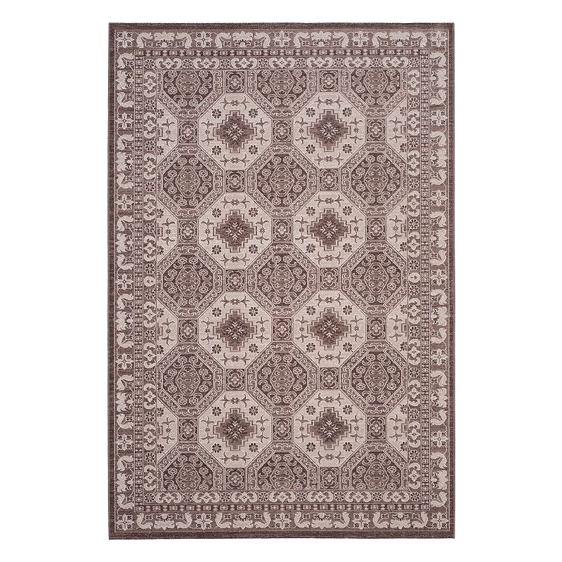 Safavieh Artisan Olivia Framed Floral Rug, Clrs, 6.5X9 Ft