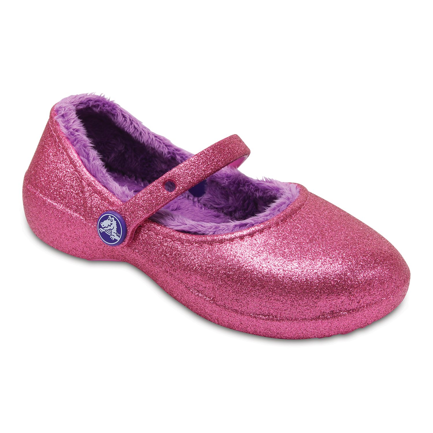 pink sparkly crocs