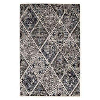 Loomaknoti Milan Braddyville Floral Lattice Rug