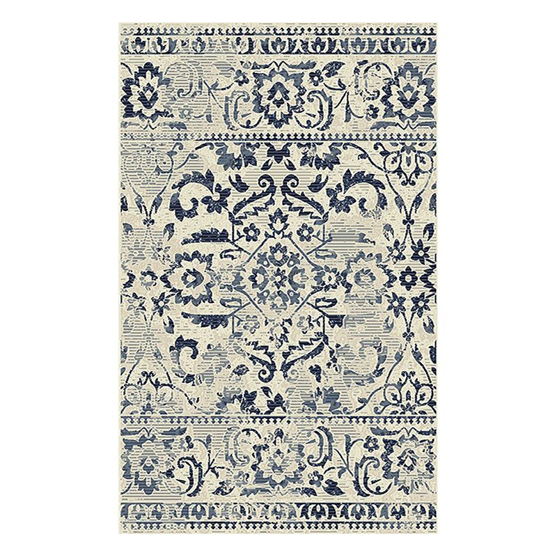 NATCO Milan Graettinger Floral Rug, Light Grey, 8X10 Ft