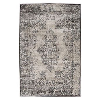 Loomaknoti Corso Goddard Framed Floral Rug