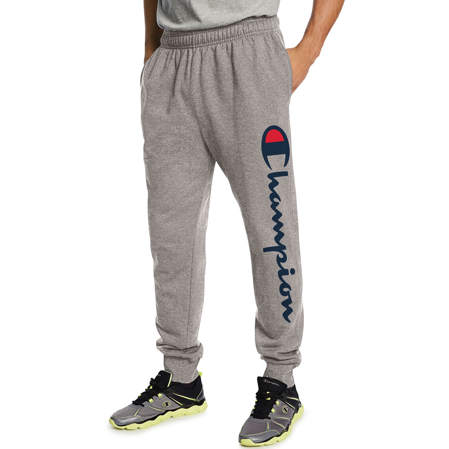 gray champion pants