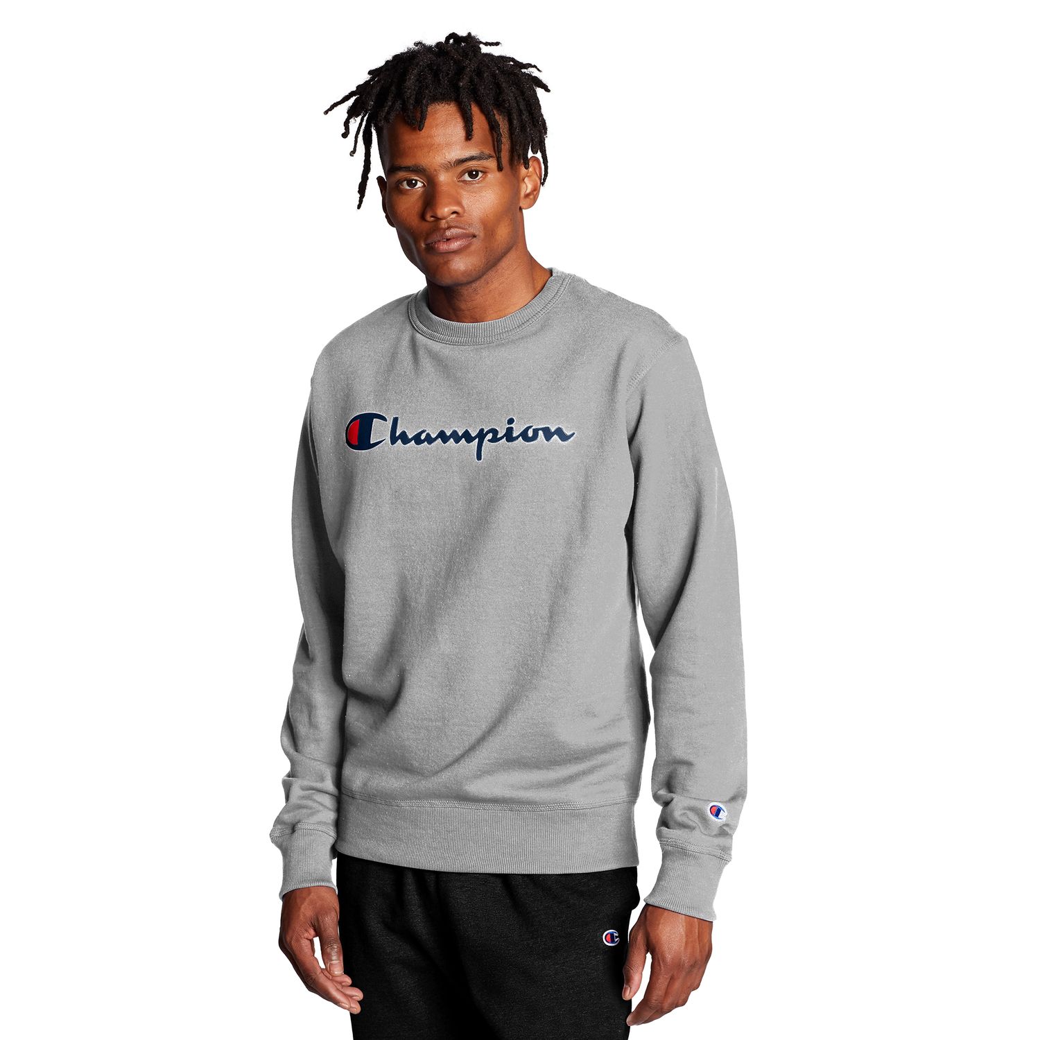 Champion® Crewneck Logo Fleece Sweatshirt