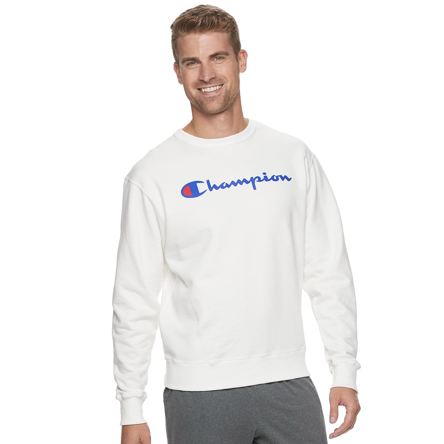 Champion® Crewneck Logo Fleece Sweatshirt