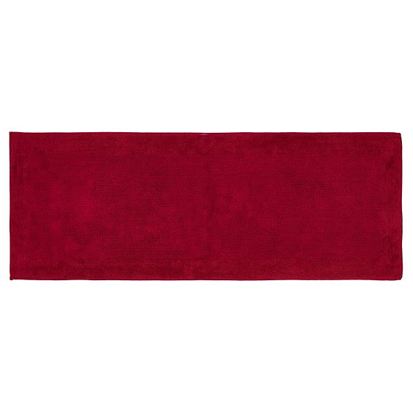 SONOMA Goods For Life™ Cotton Reversible Solid Border Bath Rug Runner