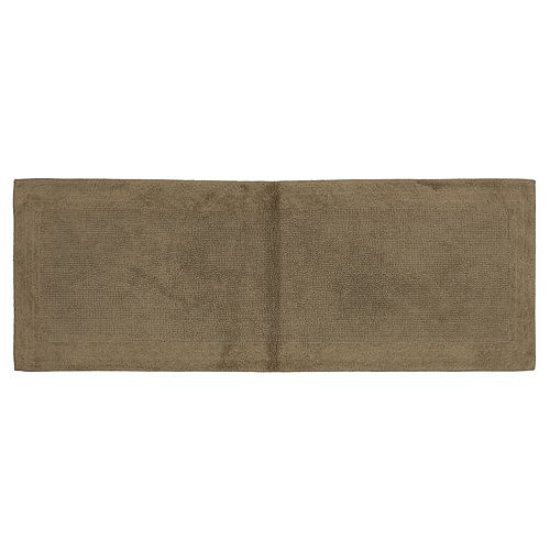 SONOMA Goods for Life® Cotton Reversible Solid Border Bath Rug Runner