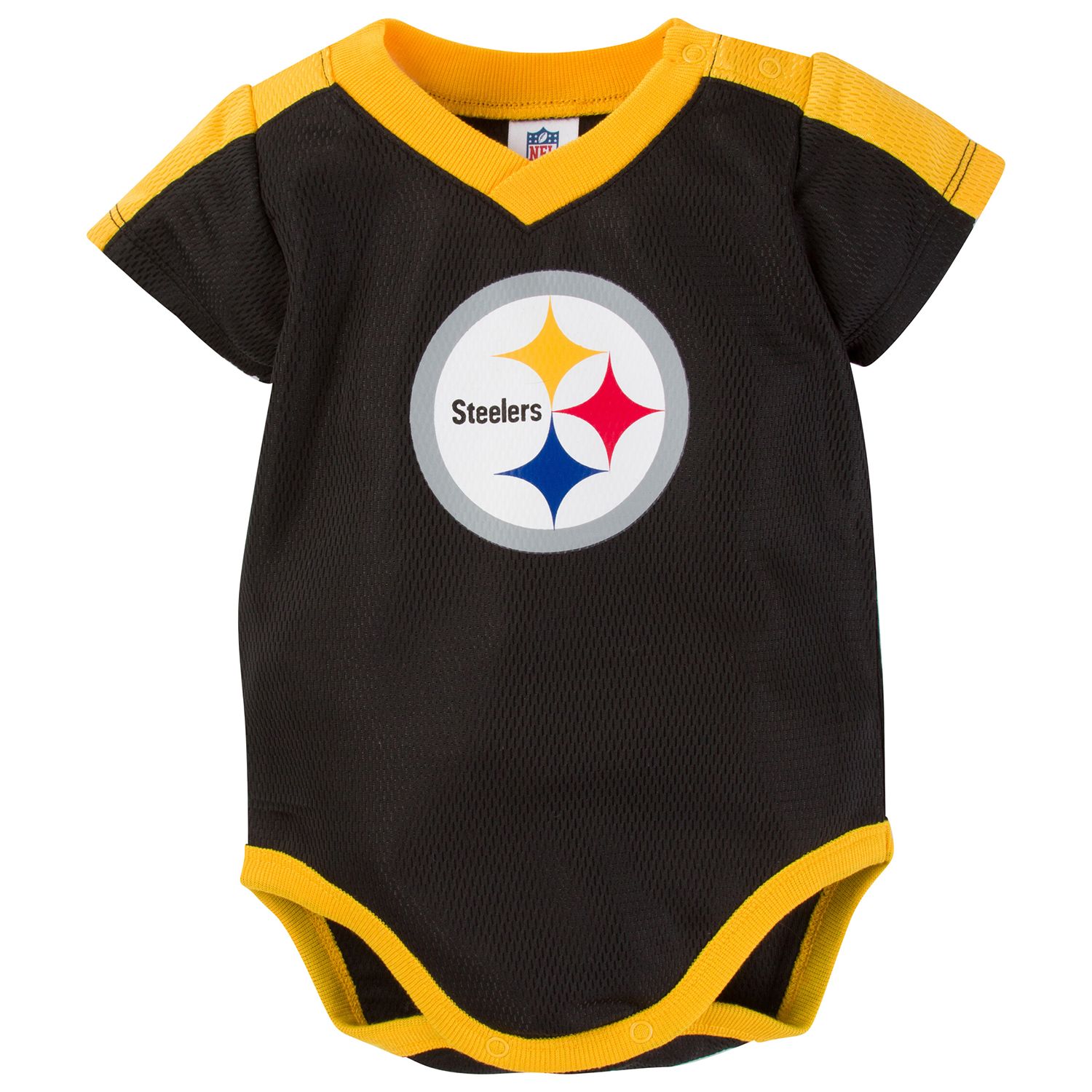 Baby Pittsburgh Steelers Jersey Bodysuit