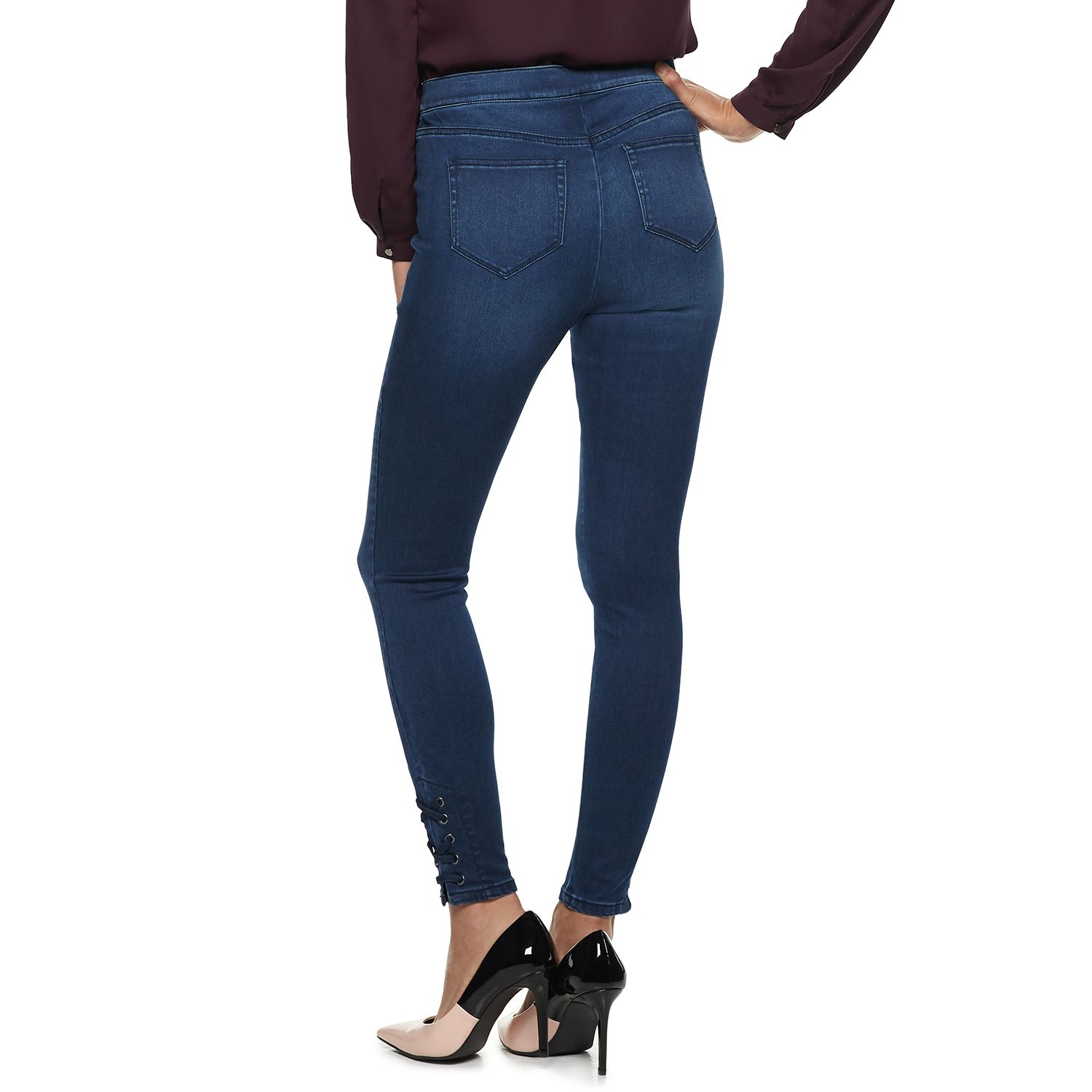 jennifer lopez pull on jeggings