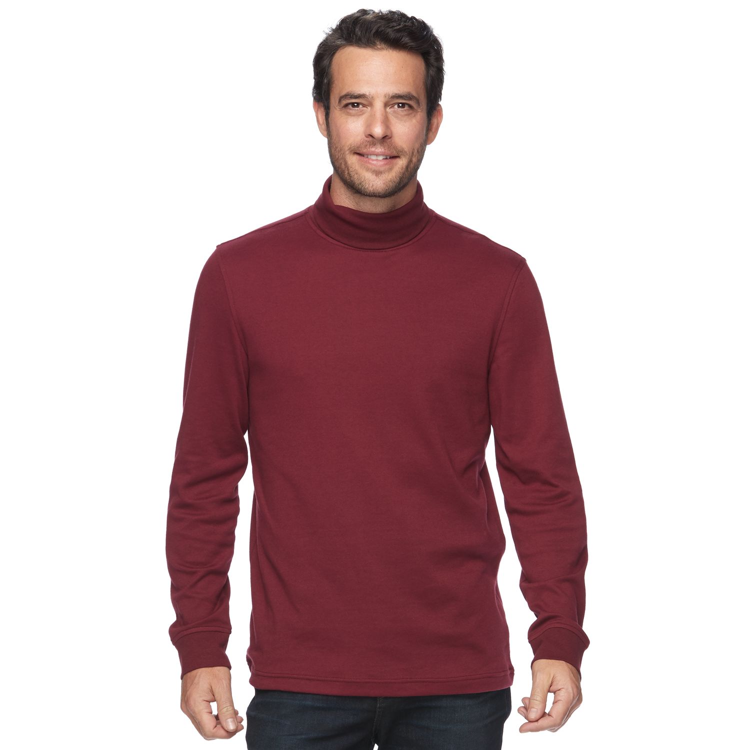 croft and barrow mens mock turtleneck