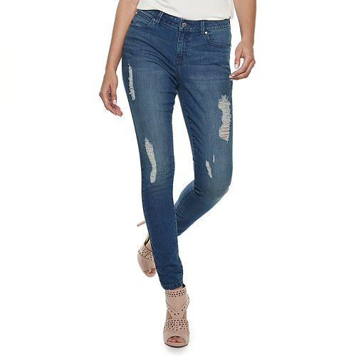Women's Jennifer Lopez Midrise Skinny Jeans