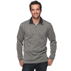 Men's Haggar Classic-Fit Sweater Fleece Quarter-Zip Pullover