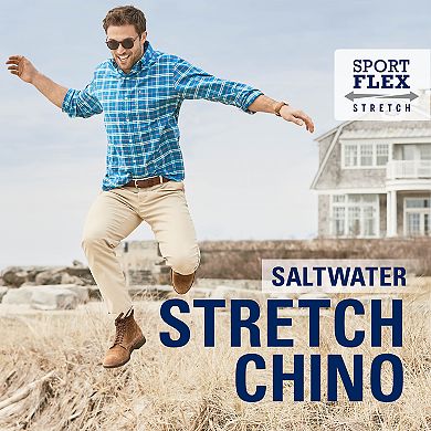 Men's IZOD Saltwater Straight-Fit Stretch Pants
