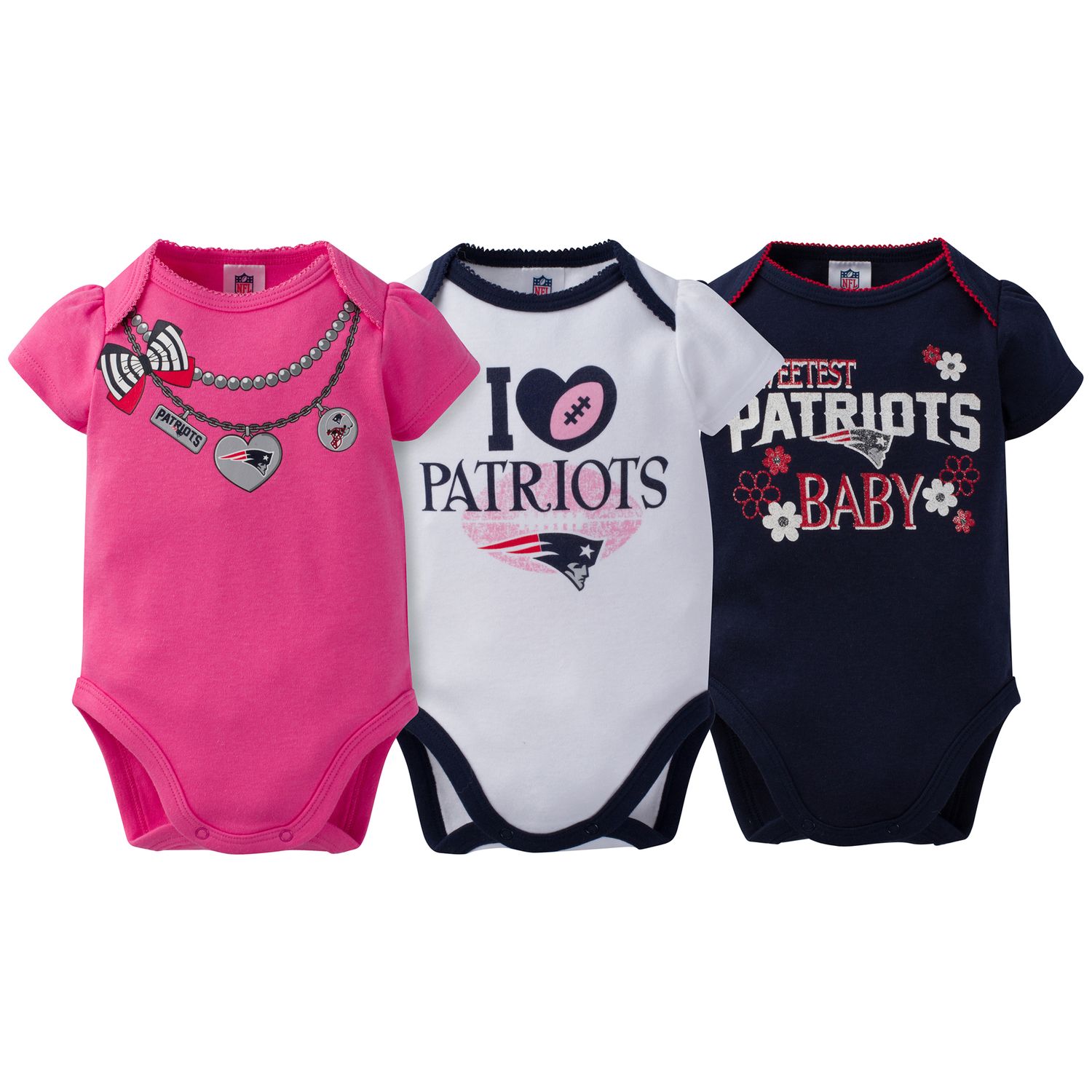 patriots baby onesie