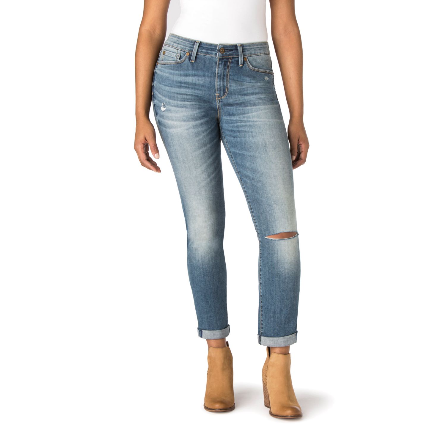 levi's modern slim cuffed jeans