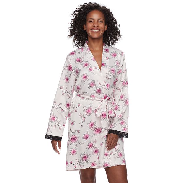 Women's Apt. 9® Pajamas: Satin Wrap Robe