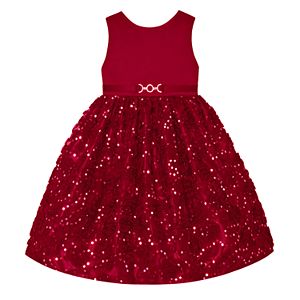 Girls 7-16 & Plus Size American Princess Sequin Soutache Skirt Dress