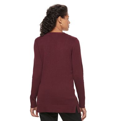 Women's Croft & Barrow® V-Neck Button-Down Cardigan