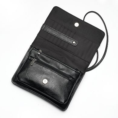 Apt. 9® London RFID-Blocking Crossbody Wallet