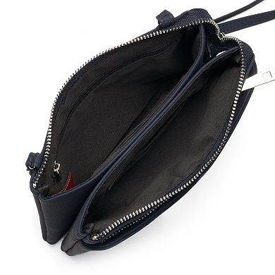Apt. 9® Baxter RFID-Blocking Double Entry Crossbody Wallet
